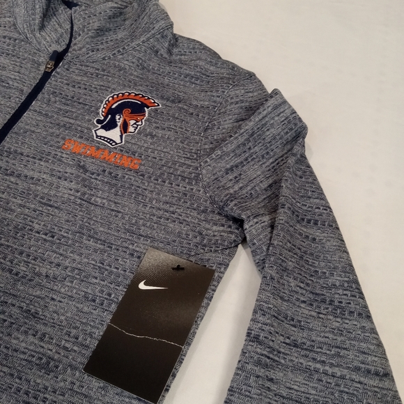 Nike Women's Gray Quarter-Zip Top Size Medium NWT - Picture 3 of 16